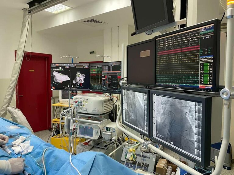 На Клиниката за кардиологија за првпат е воведена револуционерна метода на радиофреквентна аблација на преткоморна фибрилација со помош на 3Д мапинг систем