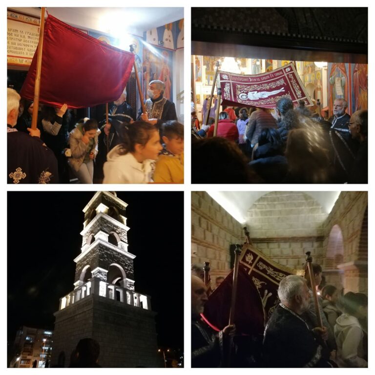 ГАЛЕРИЈА НА СЛИКИ: Вечерва, прилепските храмови беа преполни со христијански верници