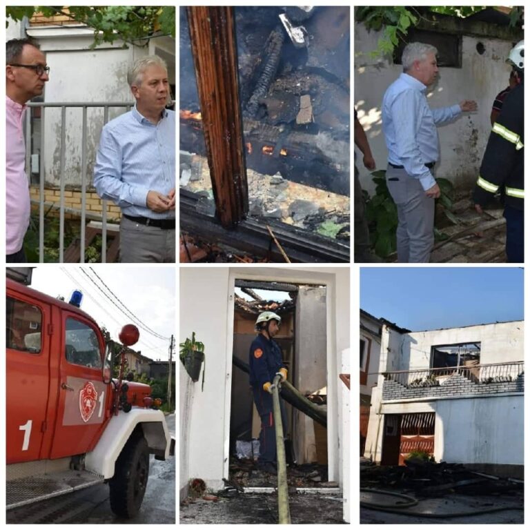 ВИДЕО: Прилепскиот градоначалник Борче Јовчески ги посети семејствата кои останаа без покрив на главата и сочуствуваше со нивната трагедија