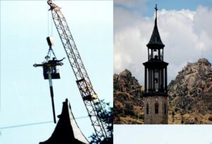 БЕШЕ НАСТАН ЗА ПАМЕТЕЊЕ: На денешен ден пред 30 години, повторно се постави крстот на врвот од “прилепската Саат кула”