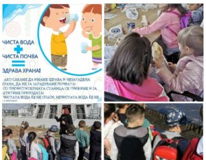 РАДОСТИ: Денеска, прилепските првачиња беа во едукативна посета на Пречистителната станица во Прилеп
