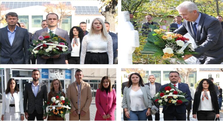 СВЕЖО ЦВЕЌЕ И ОГРОМНА ПОЧИТ ЗА РЕВОЛУЦИОНЕРИТЕ: Во Прилеп достоинствено и гордо одбележан 23-ти Октомври, Денот на македонската револуционерна борба