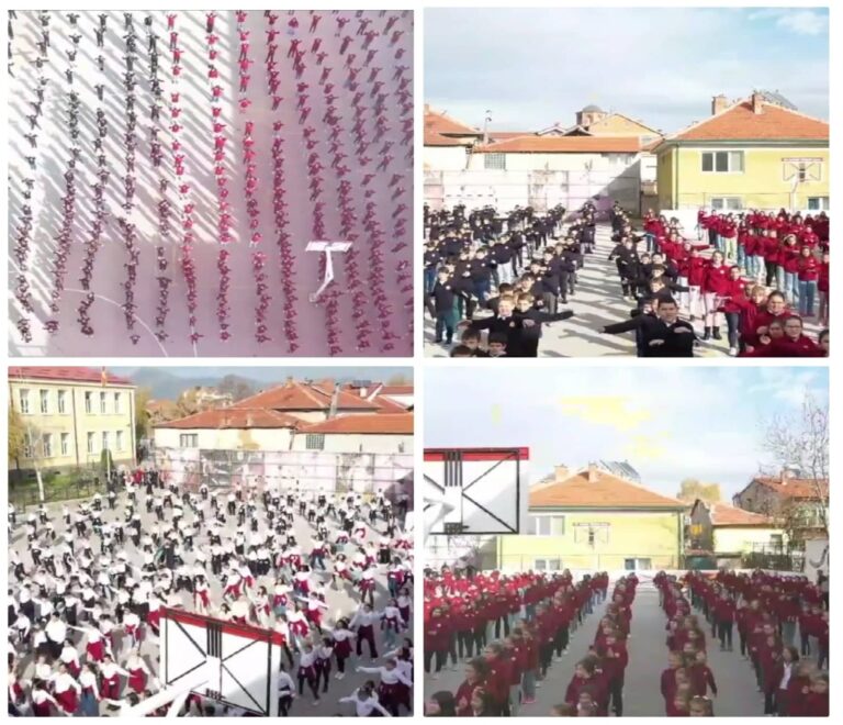 ПОГЛЕДНЕТЕ: Во ООУ Климент Охридски, час по физичко со вкупно 700 ученици!