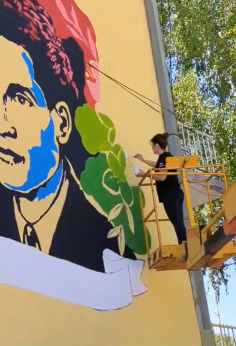 Убавина! Нов мурал од денеска ќе го краси ООУ „Кире Гаврилоски – Јане“