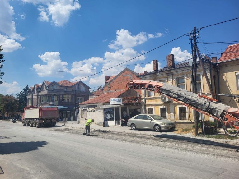 Денес во Прилеп започна реконструкцијата на улицата “Александар Македонски”