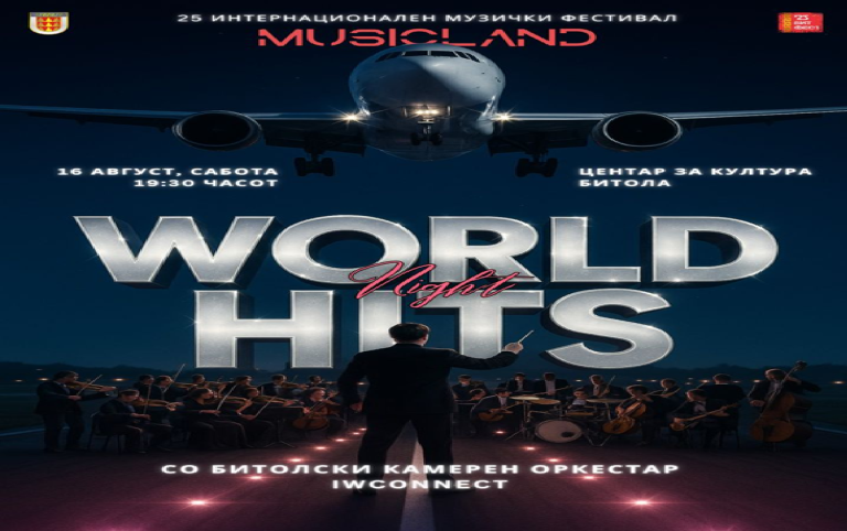 Оваа сабота во Битола, врвни пејачи од целиот свет! Во рамките на БИТ ФЕСТ – не пропуштајте го WORLD HITS NIGHT
