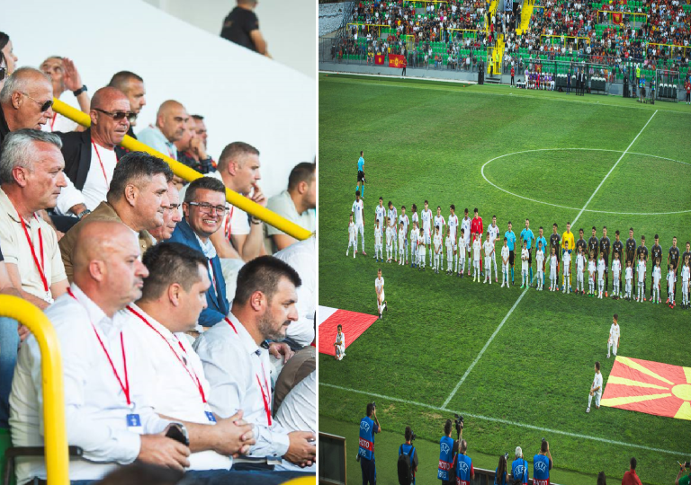 За Македонија се работи! Стадионот во Битола вечерва беше исполнет до последното место!