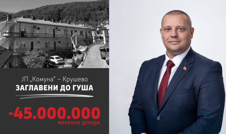 Томе Христоски осум години власт во Крушeво, осум години лаги! – порачаа од ОК на ВМРО ДПМНЕ – Крушево