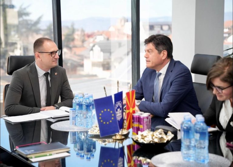 Проданоски го пречека амбасадорот на Европската Унија во Република Македонија, Михалис Рокас