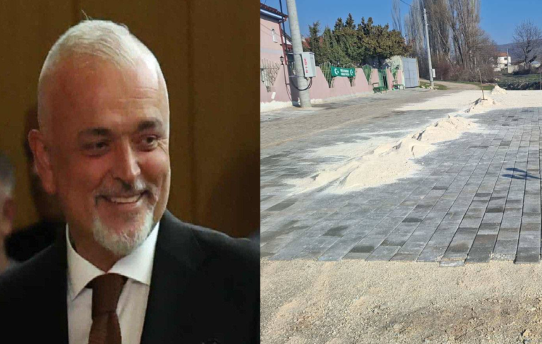 Крушевскиот градоначалник не ги заборава ниту селата во неговата Општина! Денеска се работи на уредување на просторот околу џамијата во село Алданци