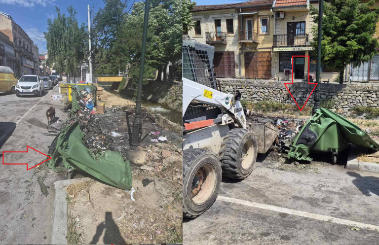 Кој во Битола ги пали пластичните контејнери? Битолски Комуналец апелира граѓаните во иднина да се воздржат од вакви дејства како и да внимаваат на содржината на отпадот кој го одлагаат
