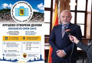 Чонески: Преку “Krushevo Open Days“ заедно ќе ги претставиме убавините на Крушево, нашата традиција, автентичната гастрономија и креативниот дух